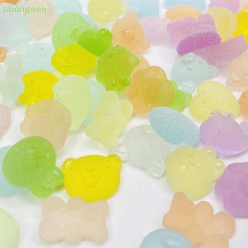 Set 10 Kẹp Tóc Nhựa Phát Quang Nhiều Màu Sắc