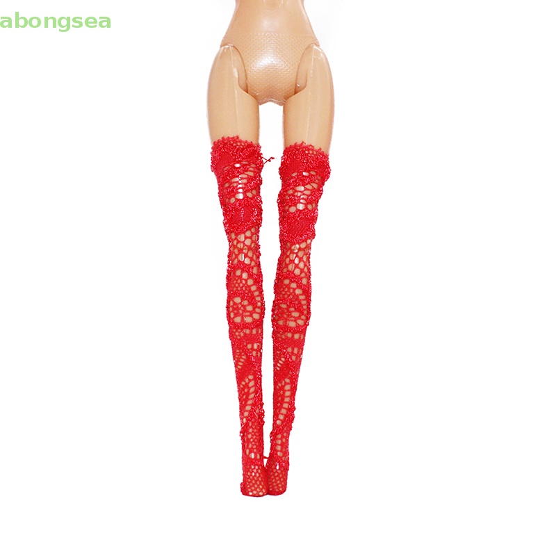 Abongsea Quần Tất Lưới Mini Co Giãn Thời Trang Cho Búp Bê