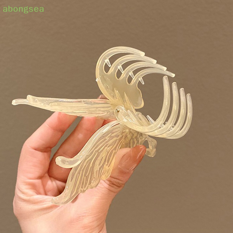 Kẹp Tóc Càng Cua Lớn Màu Thạch Dành Cho Bạn Nữ