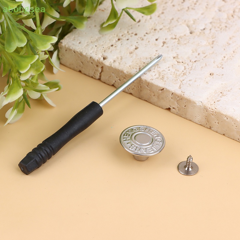 Set 10 Nút Quần Jean 17mm Thay Thế Chuyên Dụng