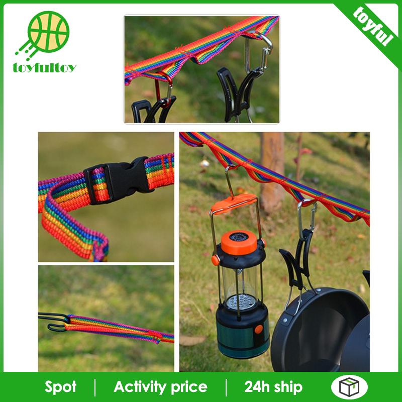 Dây Treo Đồ Dùng Cắm Trại / Leo Núi / Sân Vườn Tiện Dụng