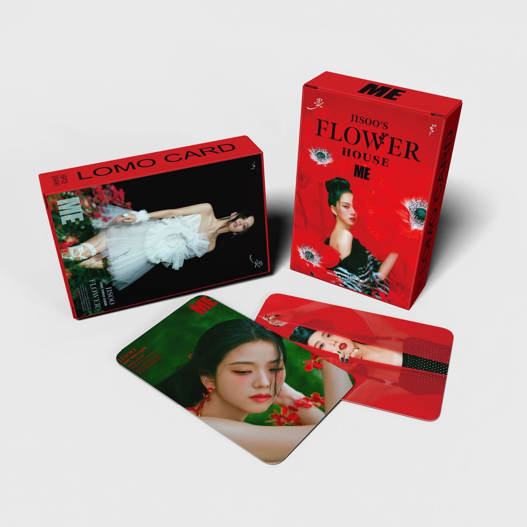 Hộp 55 Ảnh Lomo Card Nhóm Nhạc Blackpink JISOO  1st Solo