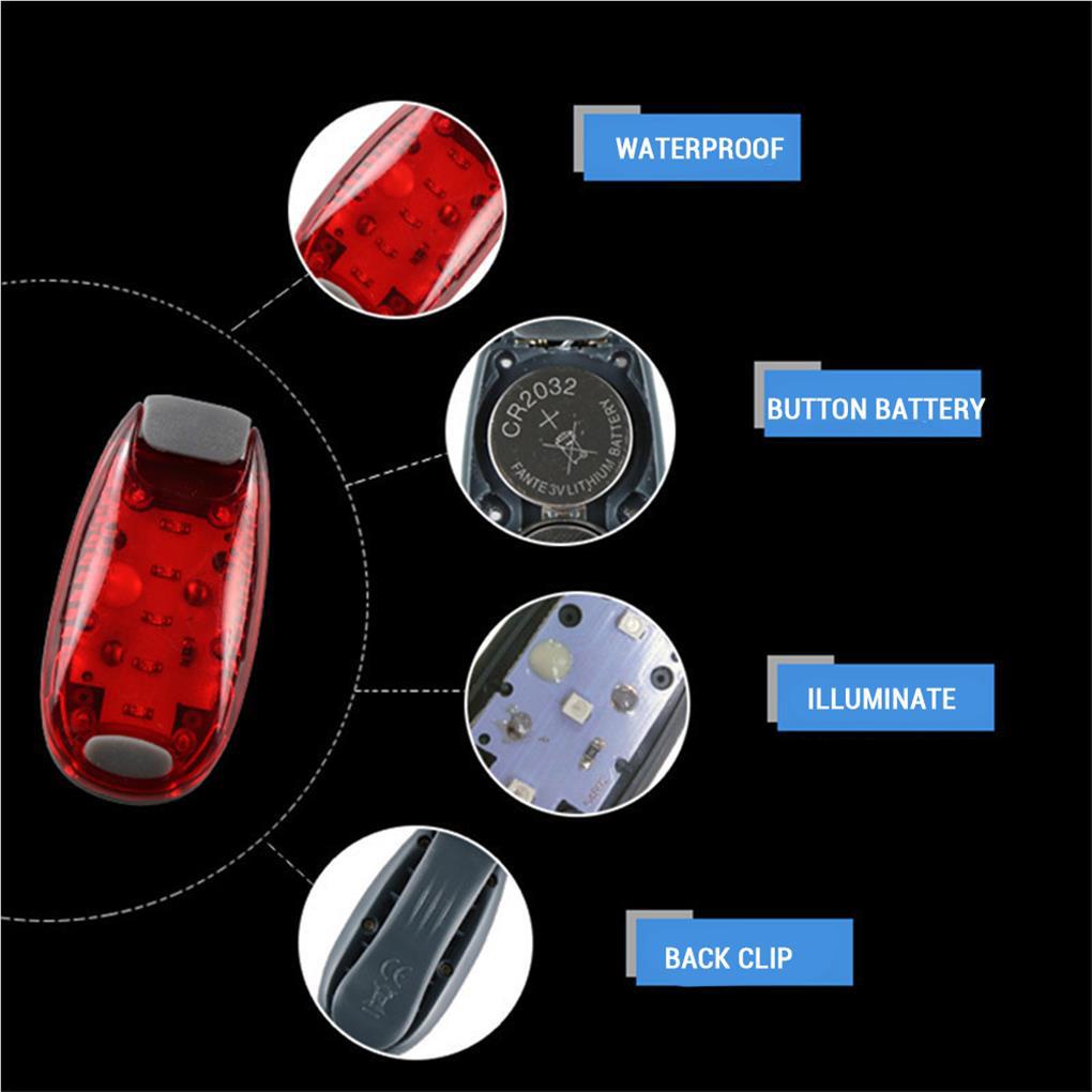 Đèn Cảnh Báo Bằng ABS Tùy Chỉnh Thay Thế Tiện Dụng Cho Xe Đạp / Leo Núi