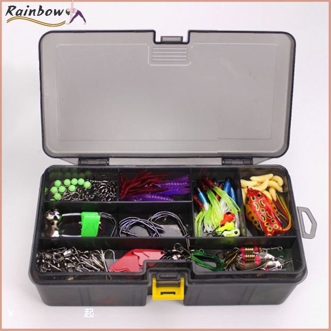 Hộp 168 Mồi Giả Câu Cá Trong Suốt Phù Hợp Cho Người Mới Bắt Đầu