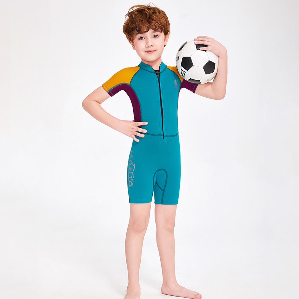 Bộ Đồ Bơi / Lặn Tay Ngắn Chất Liệu Cao Su Tổng Hợp Nhanh Khô Dành Cho Bé