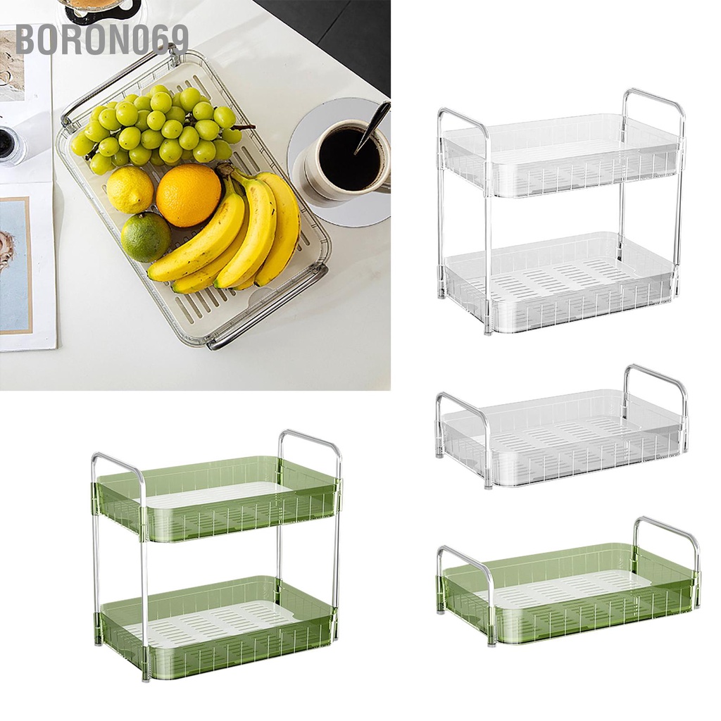 Boron069 Giá Phơi Cốc Có Khay Thoát Nước Trên Bàn Kệ Lưu Trữ Nhà Tổ Chức Trạm Treo Cho Bếp Gia Đình