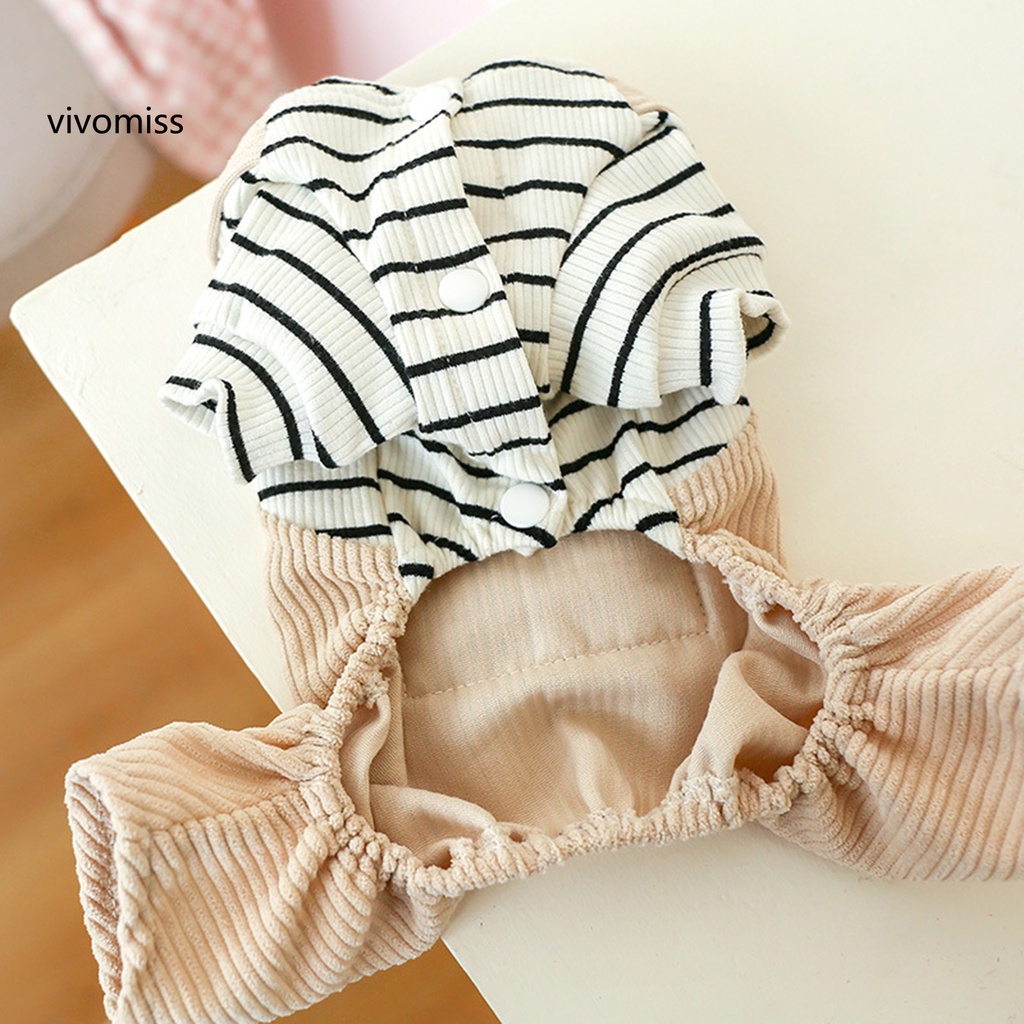 Bộ Áo Liền Quần Kèm Túi Không Dính Giữ Ấm Bốn Ống Cho Cún Cưng