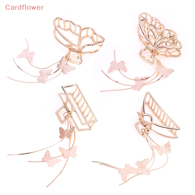 Kẹp Tóc Hình Bướm Lớn Đính Ngọc Trai Phong Cách Vintage Thanh Lịch