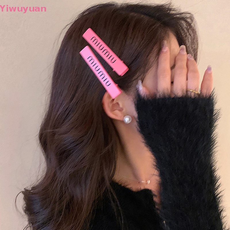 Kẹp Tóc Kim Loại Chữ Thời Trang Cho Nữ