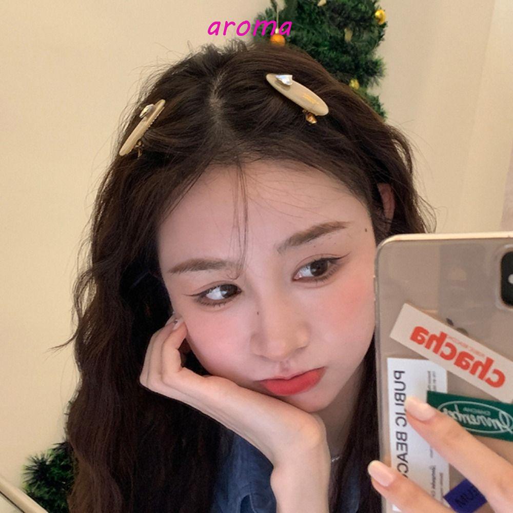 Kẹp Tóc Hình Trái Tim Phong Cách Pháp Cổ Điển Thời Trang Cho Nữ|Kẹp Tóc Phong Cách Retro Ngọt Ngào