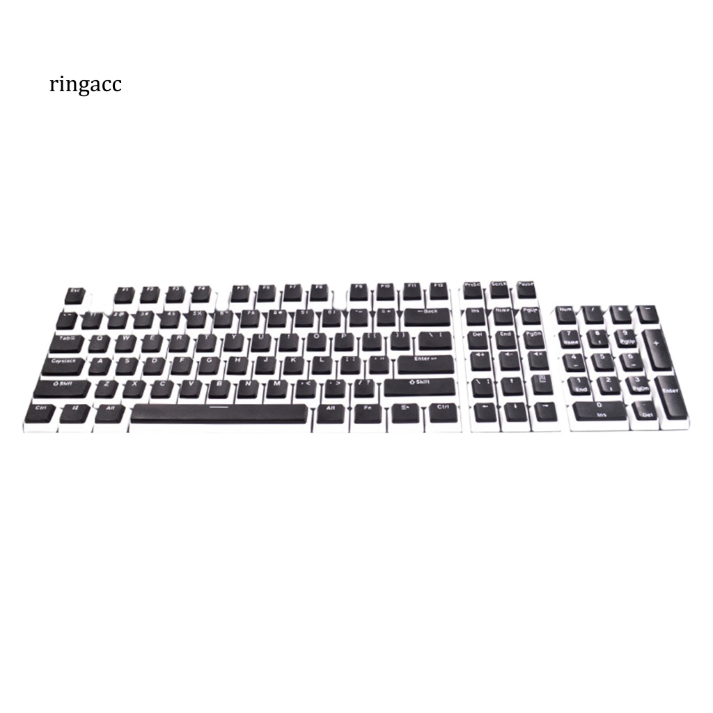 Set 104 Nắp Đậy Bàn Phím Cơ RGA Hai Màu Chống Mòn Thông Dụng Cho Máy Tính