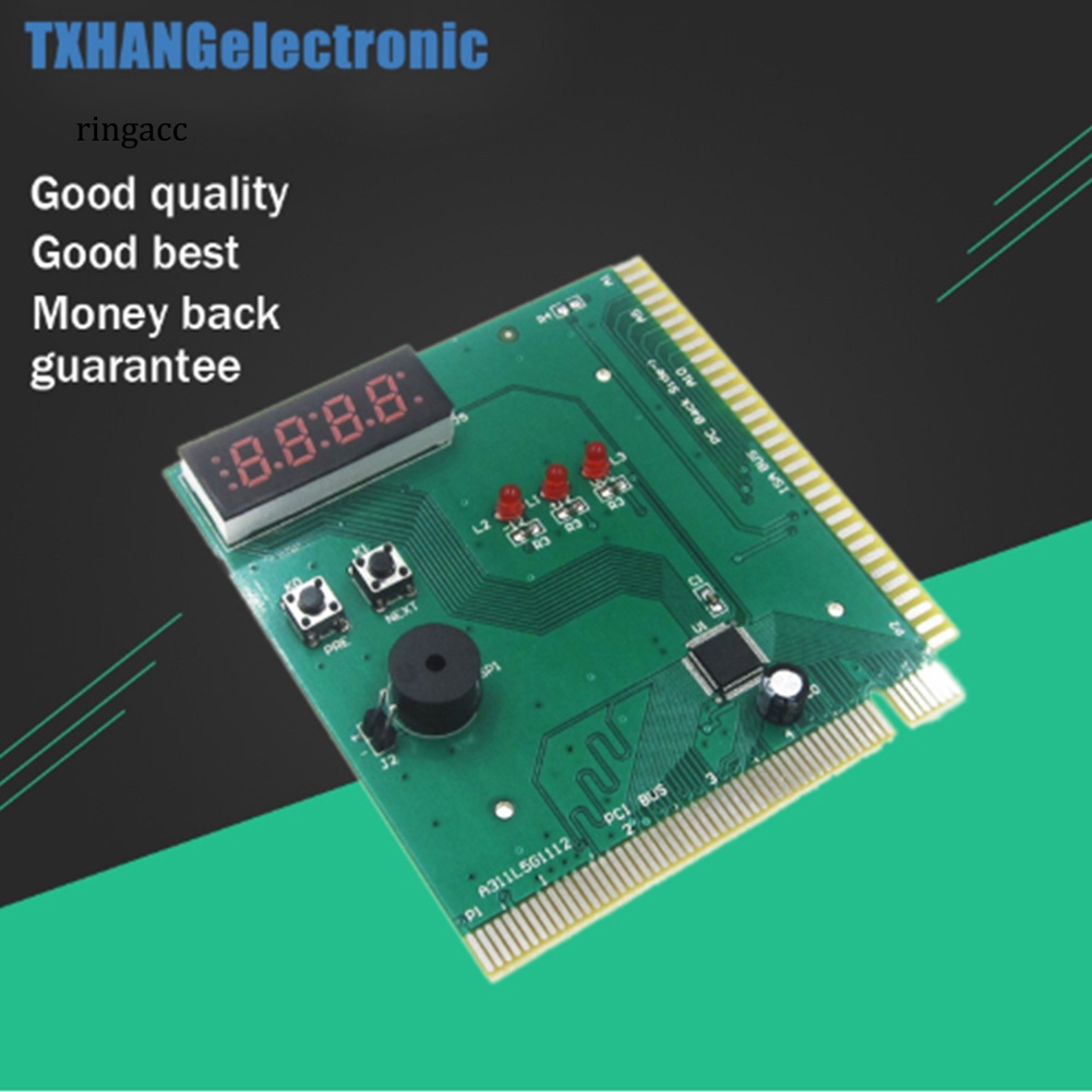 Thẻ Kiểm Tra Chẩn Đoán Bo Mạch Chủ PCI ISA 4 Chữ Số