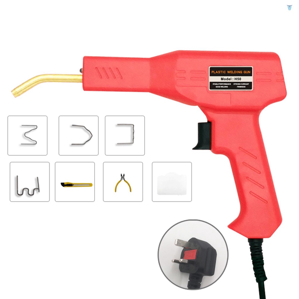 Máy Hàn Nhựa 50W 220V Phích Cắm UK Chuyên Dụng Sửa Chữa Xe Hơi