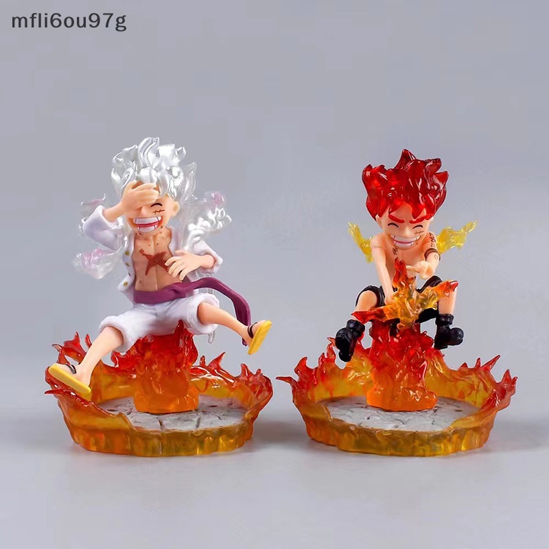 One Piece Figure NIKA Luffy Gear 5 Q phiên bản hành động hình tượng Anime figurine mới
