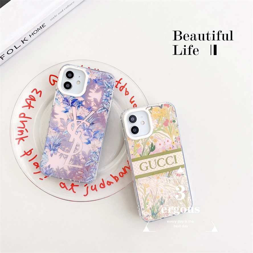 Ốp Điện Thoại Mềm Chống Sốc Màu Gradient Cho IPhone 14 13 12 11 Pro Max SE2020 X XR Xs Max 7 8 Plus