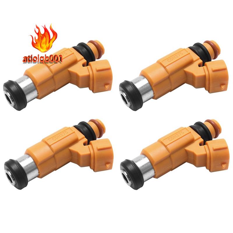 Vòi phun nhiên liệu màu vàng 4PCS Đầu phun nhựa CDH-275 MD319792 Cho Hàng hải cho Yamaha Outboard F150 cho Mitsubishi Galant AW347305 63p-13761-00-00