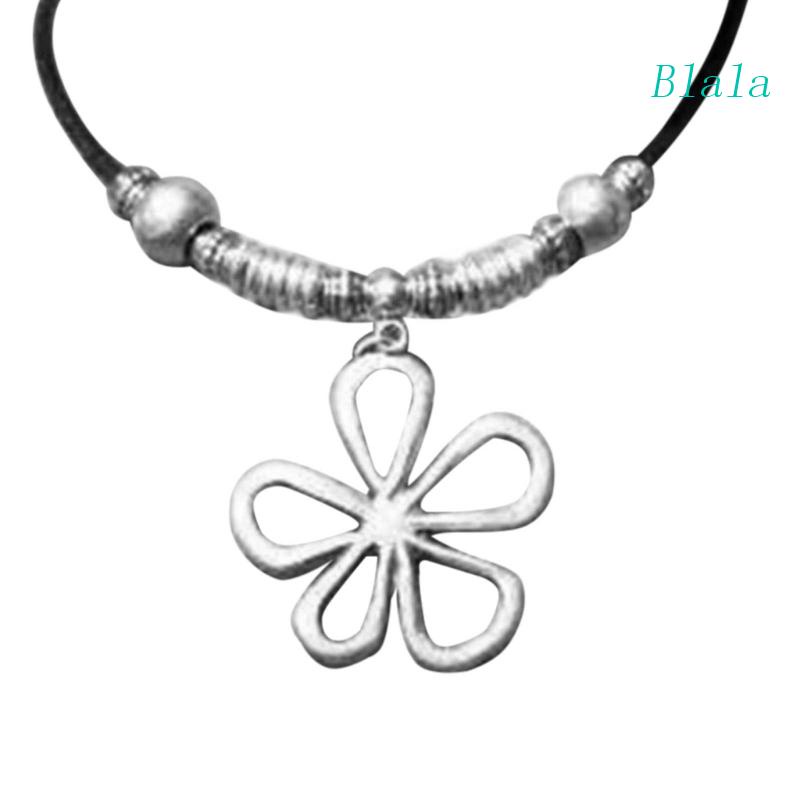 Vòng Cổ Choker Hợp Kim Mặt Hoa Rỗng Cho Nữ