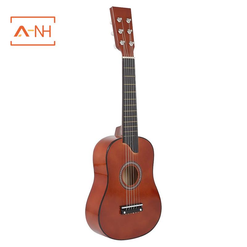 25inch Mini Đàn Guitar nhỏ Basswood 6 dây Đàn Guitar Acoustic với dây chọn cho trẻ em mới bắt đầu Quà tặng trẻ em cho trẻ em