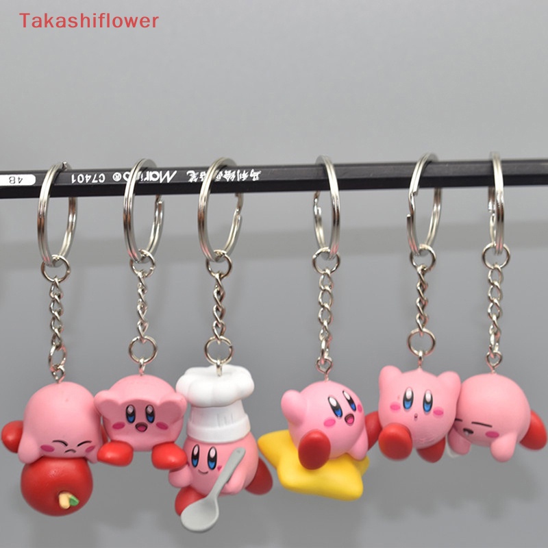 1 Móc Khóa Hình Nhân Vật Anime Kirby Dễ Thương