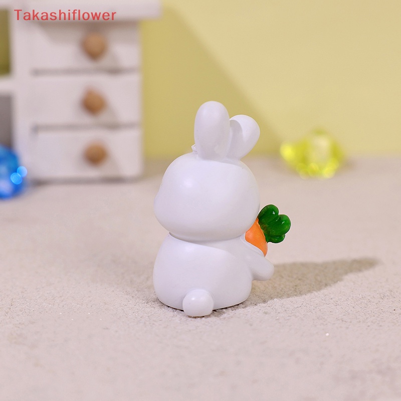 Đồ trang trí Chú Thỏ Mini Dễ Thương Dùng Trang Trí Sân Vườn / Nhà Cửa