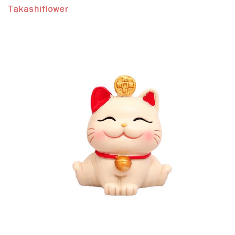 Mô Hình Chú Mèo May Mắn Dễ Thương Trang Trí Bàn Làm Việc / Xe Hơi / Văn Phòng