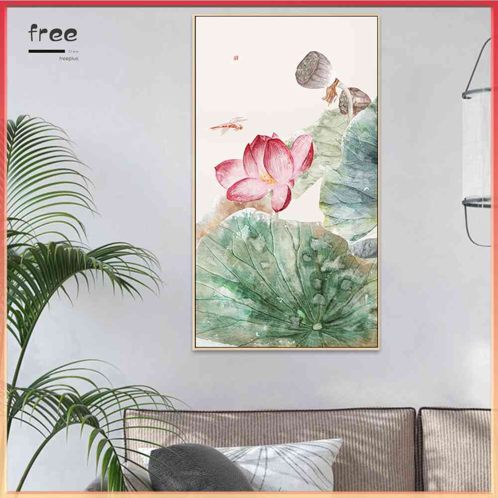 Bộ Tranh Thêu Chữ Thập 11CT Hình Lá Sen