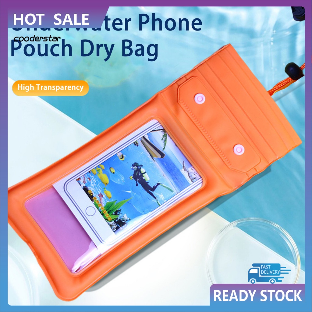 Túi Đựng Điện Thoại Di Động Trong Suốt Có Khóa An Toàn Dưới Nước