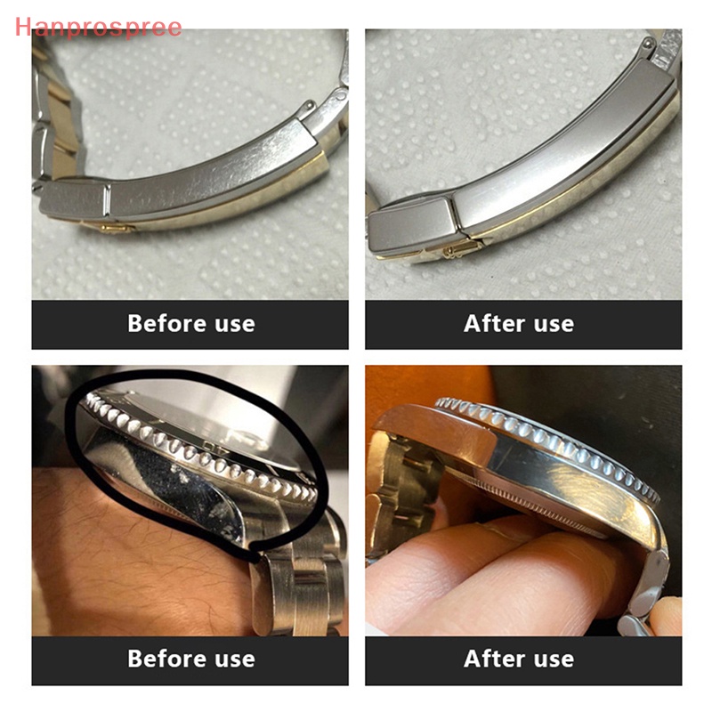 Hanprospree > Dụng Cụ Mài Đánh Bóng Chống Trầy Xước Màu Vàng / Bạc Cho Đồng Hồ