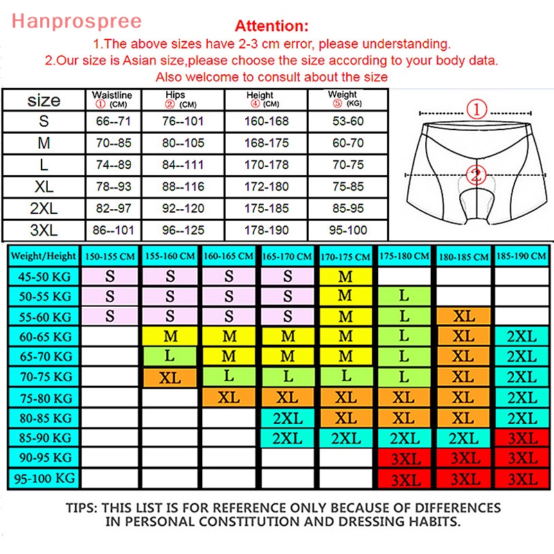 Quần Short Đi Xe Đạp Có Đệm Gel Chống Sốc Dạng Lưới Thoáng Khí Hanprospree > Cho Nam