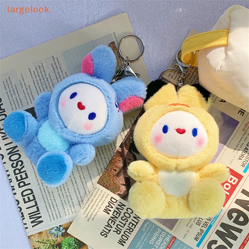 Móc Khóa Hình Thỏ Nhồi Bông Dễ Thương Sáng Tạo