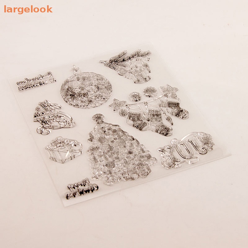 Tem Đóng Dấu Bằng Silicon Cao Su Trong Suốt Dùng Trang Trí Sổ Tay DIY