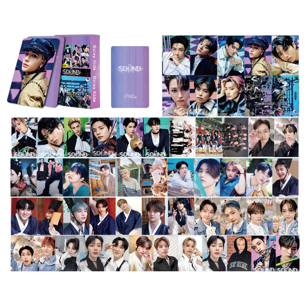 Hộp ảnh Lomo Stray kids 55 tấm