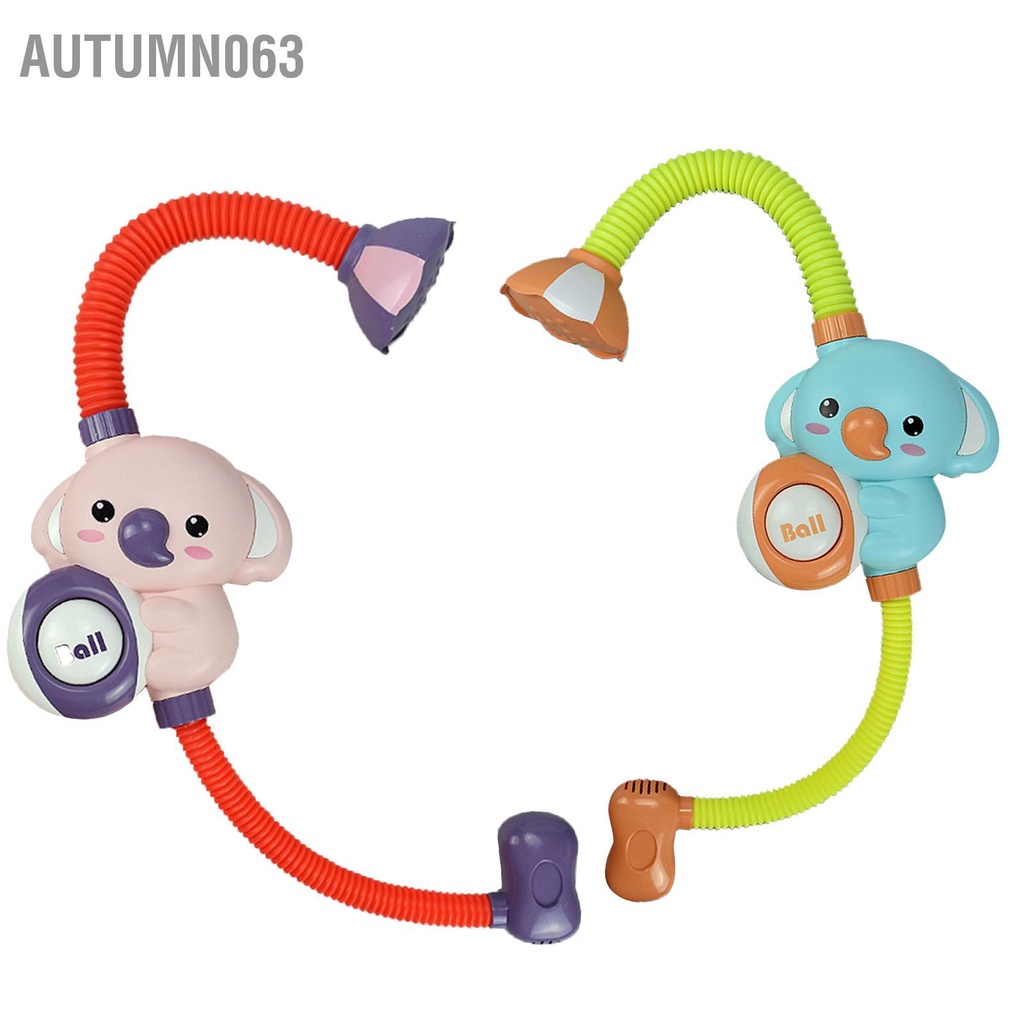 Autumn063 Đầu Tắm Cho Bé Hoạt Hình Điện Lưu Lượng Nước Phun Đồ Chơi Vòi Nhà