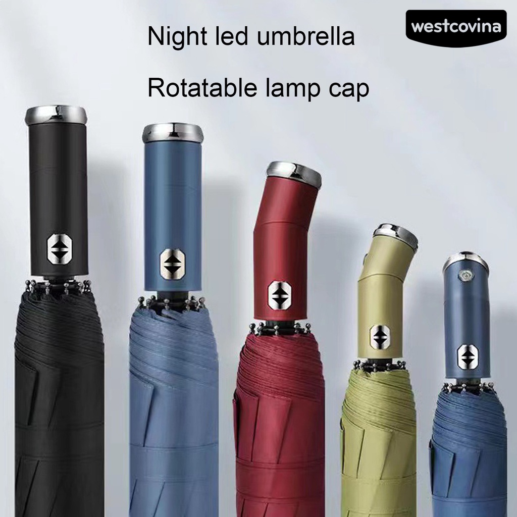 [COD]☁Dù Gấp Tự Động 10 Xương Dày Dặn Phủ Toàn Diện Tiện Dụng Cho Leo Núi / Cắm Trại