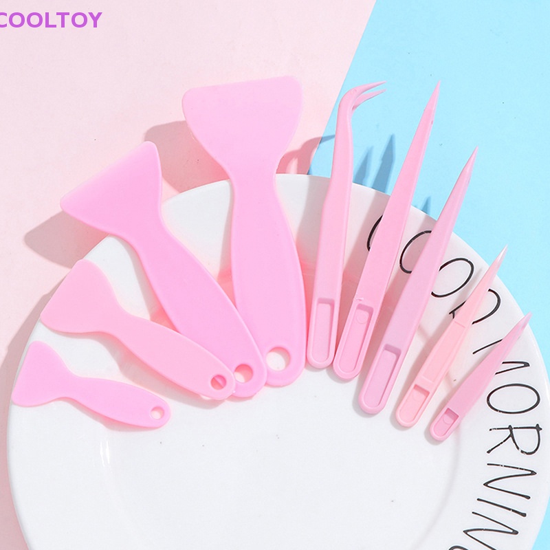 Bộ Nhíp Và Dụng Cụ Cạo Bằng Nhựa Đa Năng Dùng Làm Đồ Thủ Công DIY