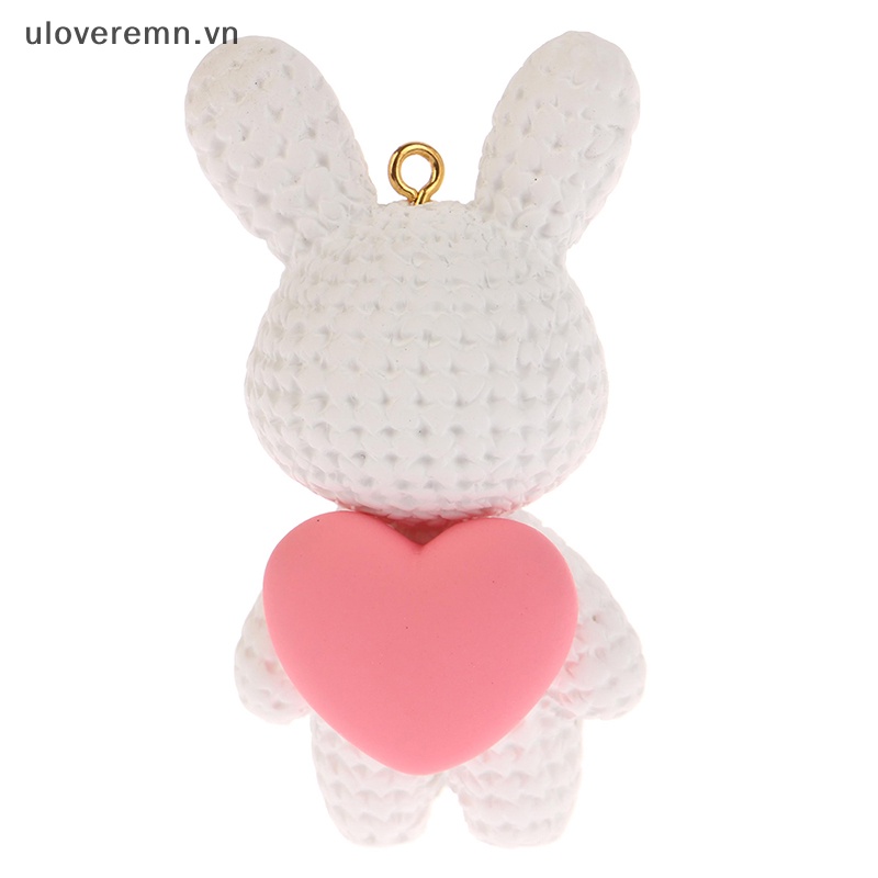 1 Móc Khóa Hình Thỏ Hoạt Hình DIY Xinh Xắn