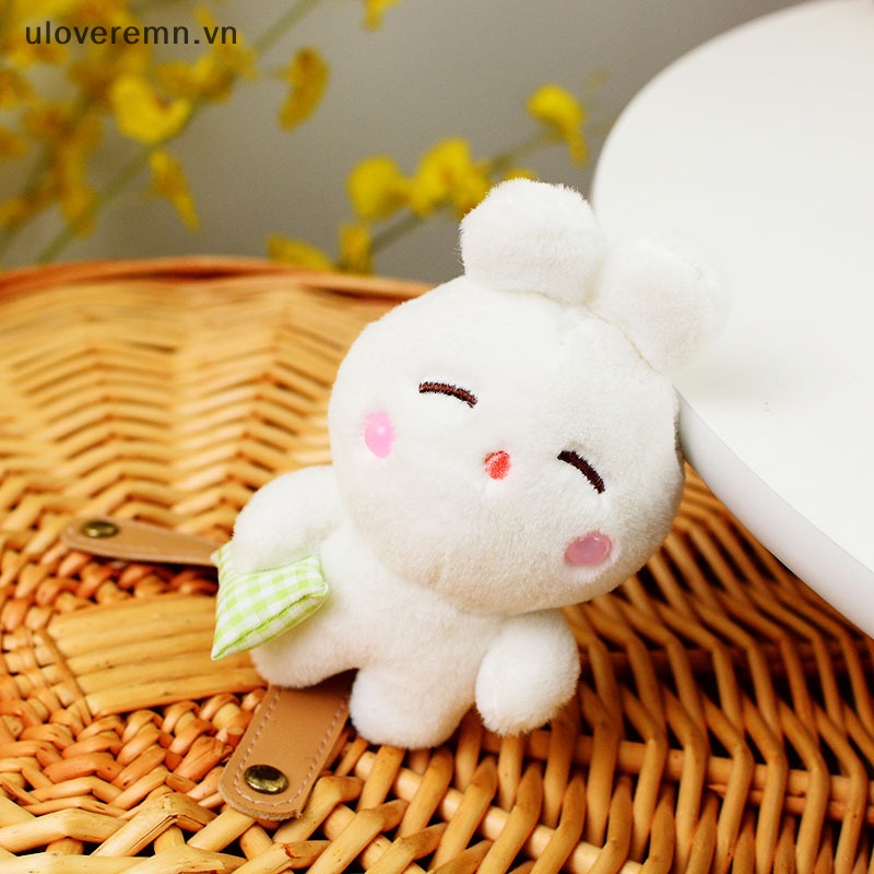 Móc Khóa Thỏ Nhồi Bông Dễ Thương