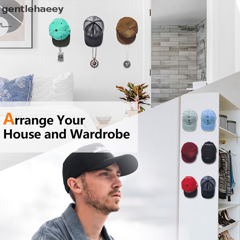 Set 2 Móc Treo Mũ Lưỡi Trai Gắn Tường Tiện Dụng