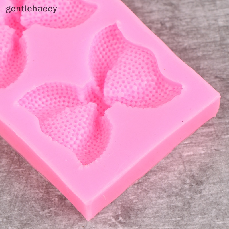 1 Khuôn Silicone Làm Bánh Hình Nơ Nhỏ 3D