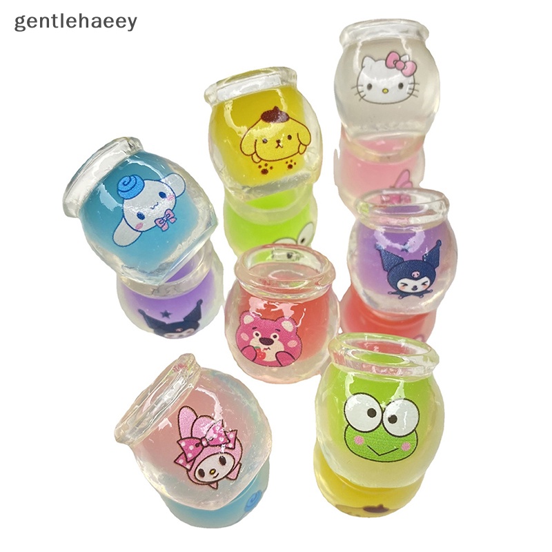 Bộ 3 Mô Hình Chậu Mật Ong Hoạt Hình Mini Phát Sáng Độc Đáo Dùng Làm Trang Sức Thủ Công