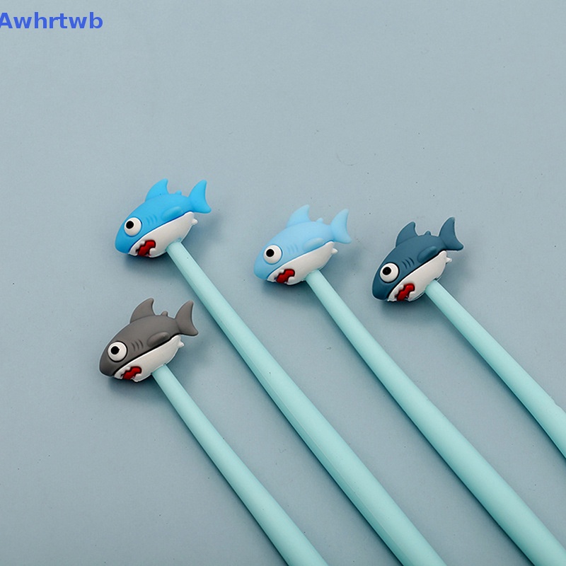 1 Cây Bút Bi Ngòi 0.5mm Hình Cá Mập Bằng Silicon Mới