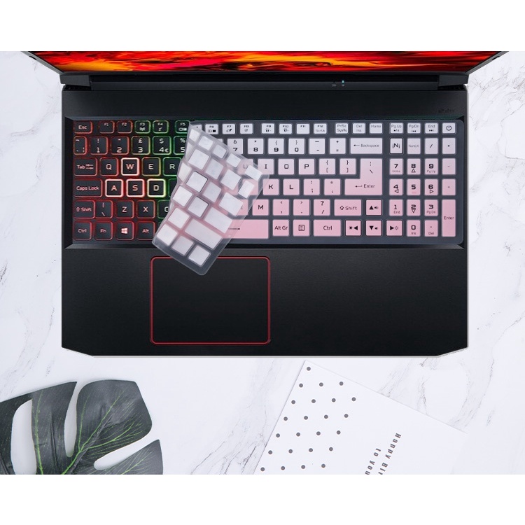 Miếng Silicone Bọc Bàn Phím Laptop Cho Acer Nitro 5 AN515-58 AN515-54 AN515-55 AN515-56 AN515-57 AN515-46 AN515-45 - 45 15.6