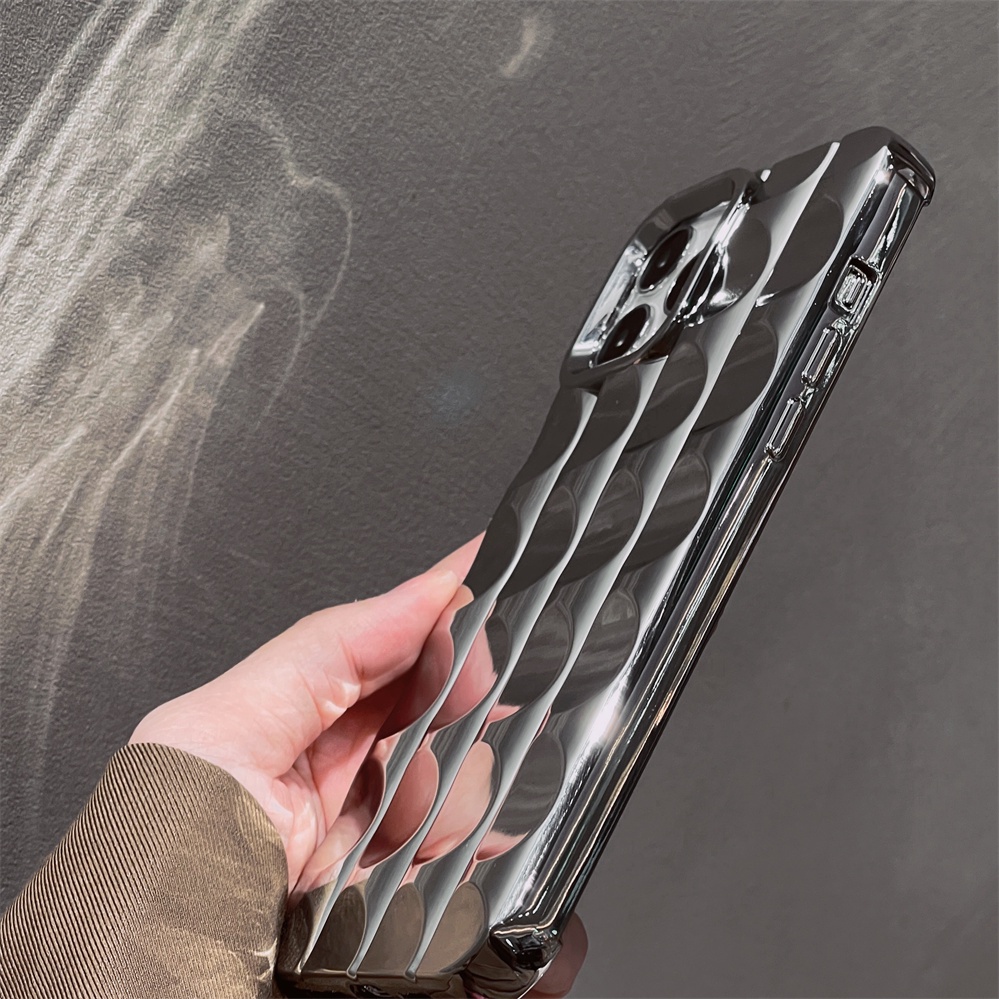 Ôp Điện Thoại Silicon Dẻo Tráng Gương Họa Tiết Thời Trang Sang Trọng Cho iphone 15 pro max 14 pro max 13 pro max 12 pro max 11 Ốp