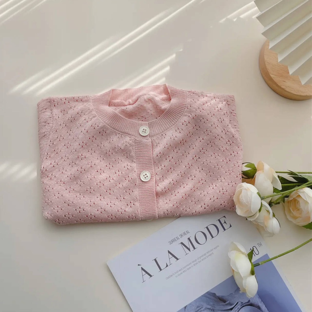 Áo Khoác Chống Nắng Siêu Nhẹ Thoáng Khí Dễ Thương Cho Bé Gái