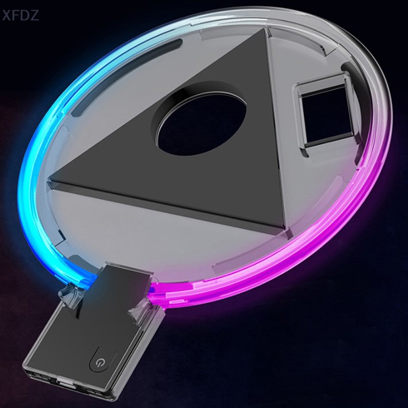 Đế Sạc Đứng Có Giá Đỡ Đèn RGB Cổng USB Cho PS5