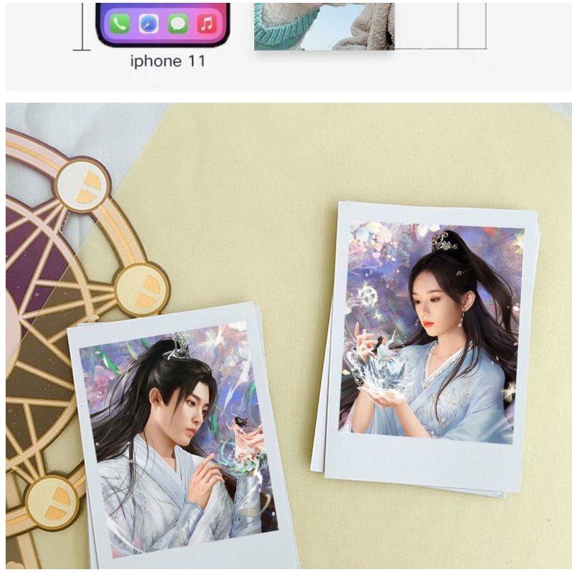 Hộ Tâm  Hầu Minh Hao Châu DãHộp Ảnh Polaroid Nhóm Nhạc Minghao Zhou Ye Heart Care/ Back From the Brink 2023 Hou Ming Hao Zhou Ye