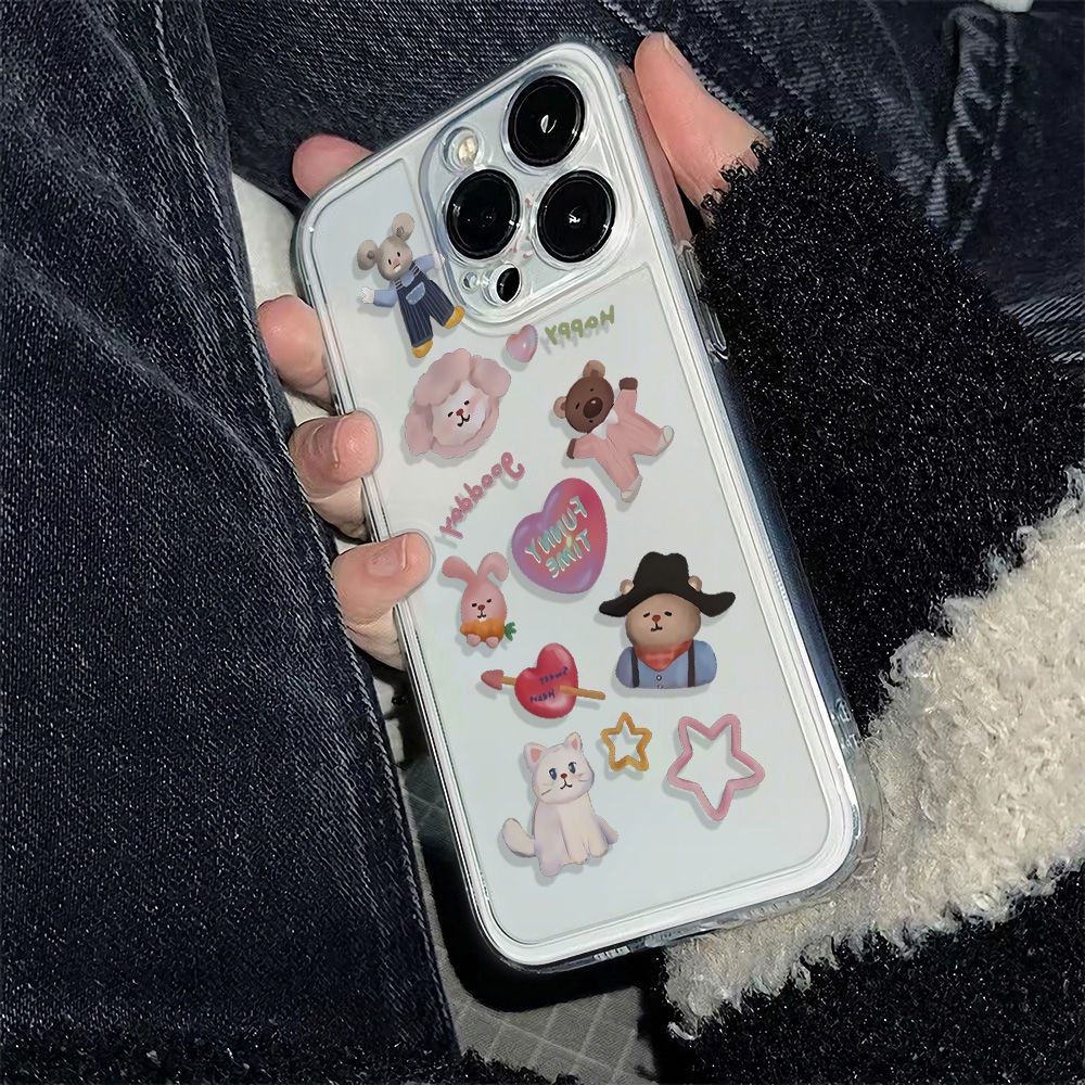 ✅Ốp Lưng Động Vật Đáng Yêu Nhiều Mẫu Mã Cho Điện Thoại iPhone1213max 14pro 11 78 plus6ins 9VML