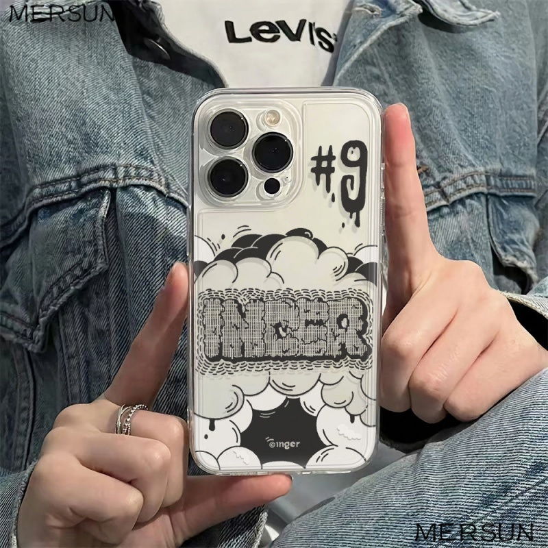 ✅Ốp Điện Thoại Dẻo In Chữ Tiếng Anh Đơn Giản Chống Sốc Cho Iphone 78 max14pro 1213 6In Plus 11 PYF8