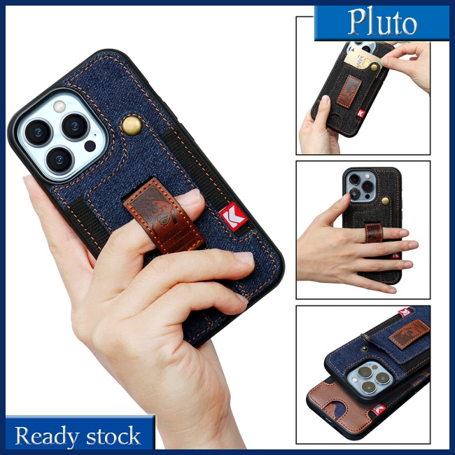 Ốp Điện Thoại Kiểu Ví Tiền Có Ngăn Thẻ Cho Iphone13 Pro / Iphone14