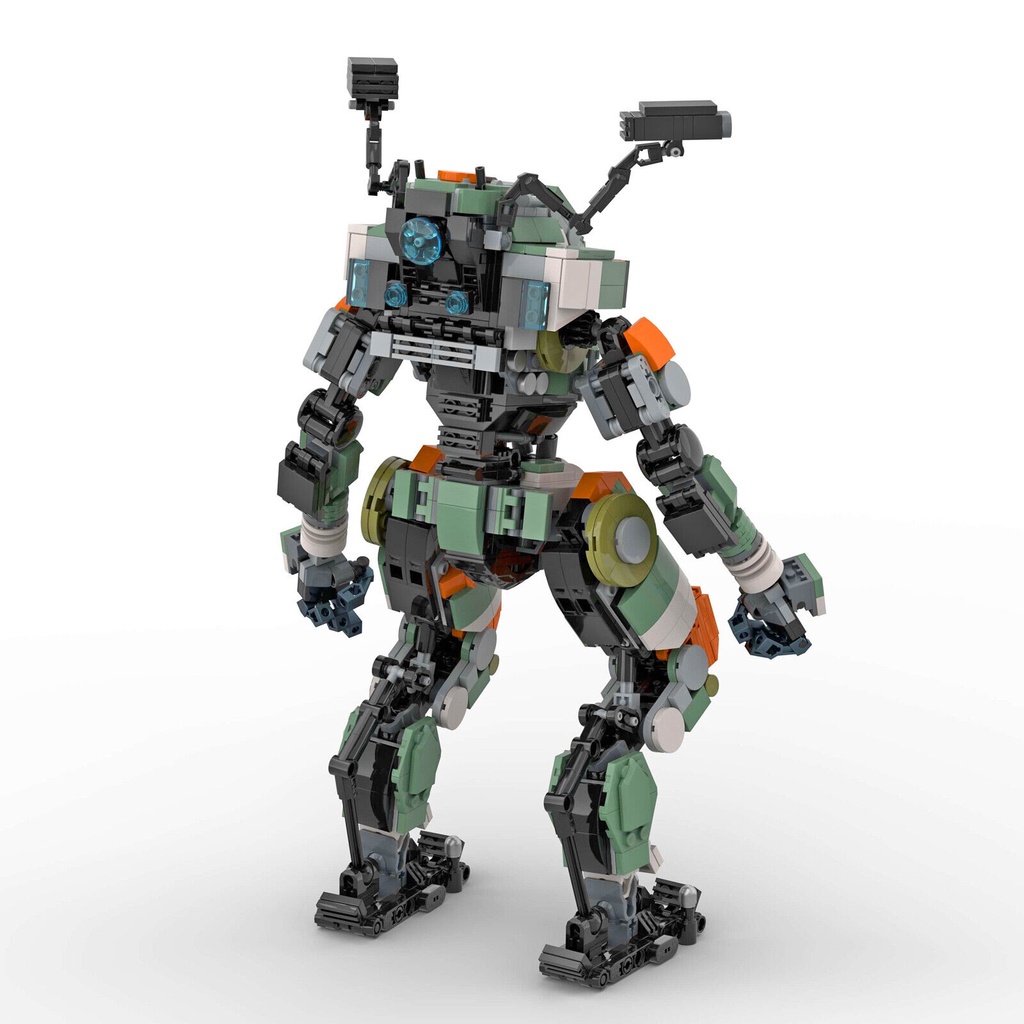 Set 2 Mô Hình Lắp Ráp LEGO MOC-68249 BT-7274 1057 Bằng Giấy 100%